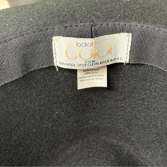 Lack of Color Black Wool Rancher Hat - Picture 8 of 8